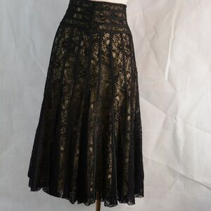 Black Lace on Nude SZ 12 LINEA DOMANI #B 44